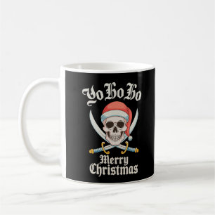 Mug Yo Ho Ho Joyeux Noël Pirate Noël Crâne Vacances