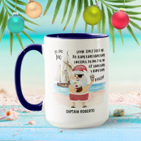 Yo Ho Pirate Père Noël Ship Rum Noël