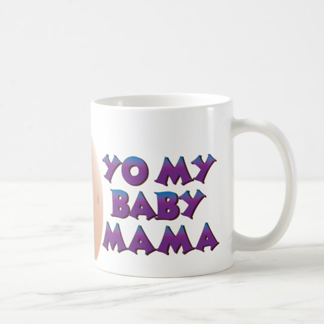 Mug YO MA MAMAN de BÉBÉ - personnalisée avec le nom (Droite)