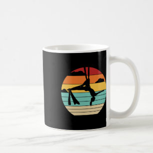 Mug Yoga aérien rétro Aérialiste Gymnastique Danseuse