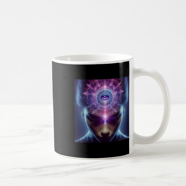 Mug Yoga Ajna Conscience Troisième Œil Chakra Brahman  (Droite)