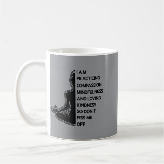 Mug Yoga de la pleine conscience drôle Ne me dérange p