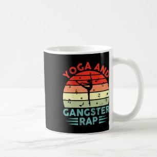 Mug Yoga et rap de gangster Drôle de pratiquant de yog