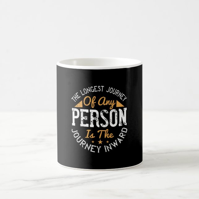 Mug Yoga - Le Plus Long Voyage Est Le Voyage Vers L'In (Centre)