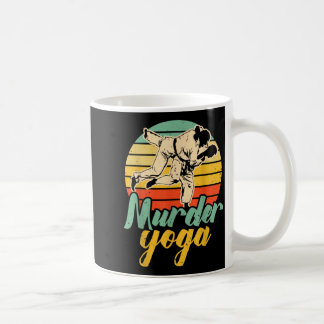 Mug Yoga Meurtrier Drôle Rétro Jiu-Jitsu Arts Martiaux