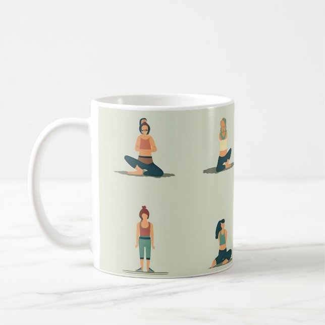 Mug Yoga, pilates, thématique (Gauche)