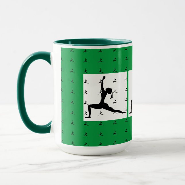 Mug Yoga vert (Gauche)