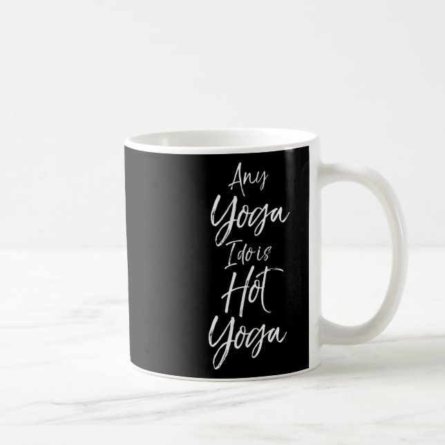Mug Yoga Workouts Fitness Design Studio Women's Hot Yo (Droite)