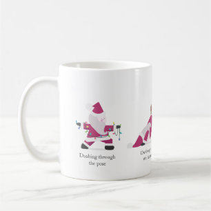 Mug  Yogi Père Noël Funny Yoga Pun Noël Carte
