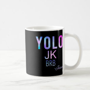 Mug Yolo Jk Brb Jesus Drôle Jour de Pâques Total Solai