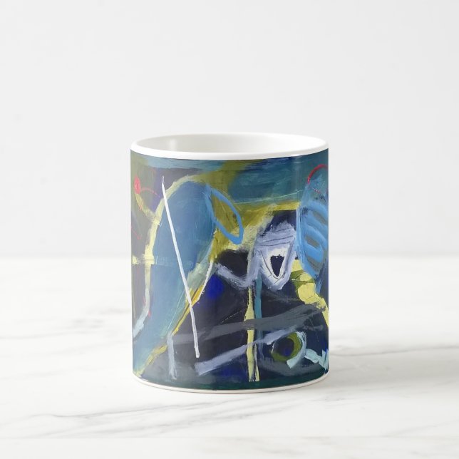Mug Yoni Whip-stick Abstrait Jeff Hankamer Artjunkhaus (Centre)
