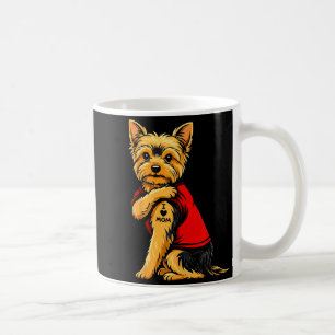 Mug Yorkie avec Yorkshire Terrier tatoué Amour