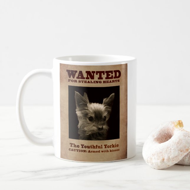 Mug Yorkie_ jeune (Avec donut)