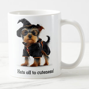 Mug Yorkie magique dans Wizard Attire