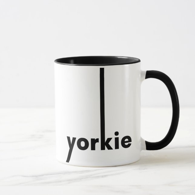 Mug Yorkie Yorkshire Terrier Simple Dog Lover & Owner (Droite)