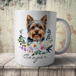 Mug Yorkshire Terrier aquarelle