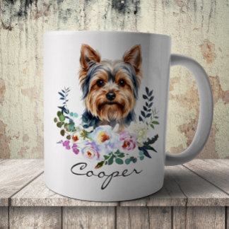 Mug Yorkshire Terrier aquarelle