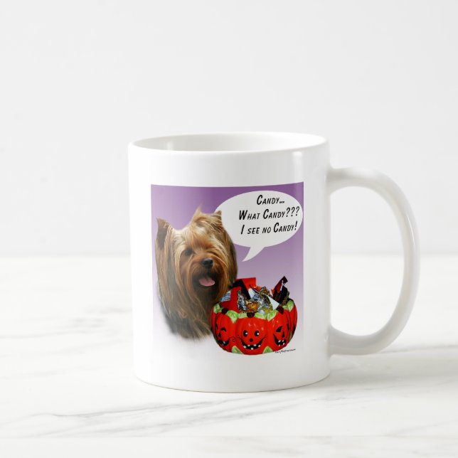 Mug Yorkshire Terrier Halloween Candy (Droite)