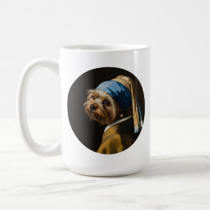 Mug Yorkshire Terrier inspiré du portrait de perle cla