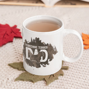 Mug Yorkshire Terrier Papa Chien race Fête des pères d