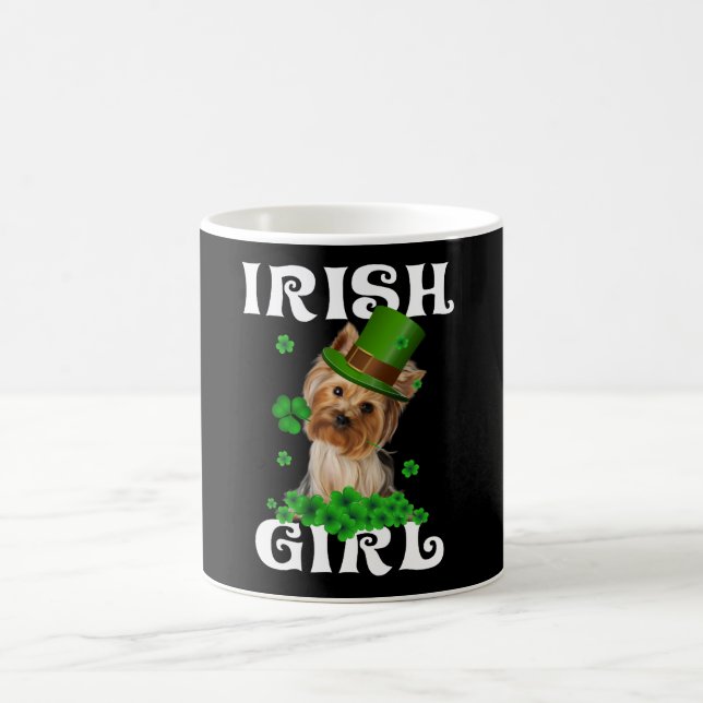 Mug Yorkshire Terrier Patrick's Day Gift For Him (Centre)