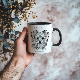 Mug Yorkshire Terrier Portrait