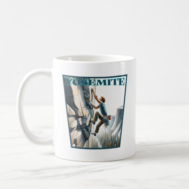 Mug Yosemite California Rock Escalade (Gauche)