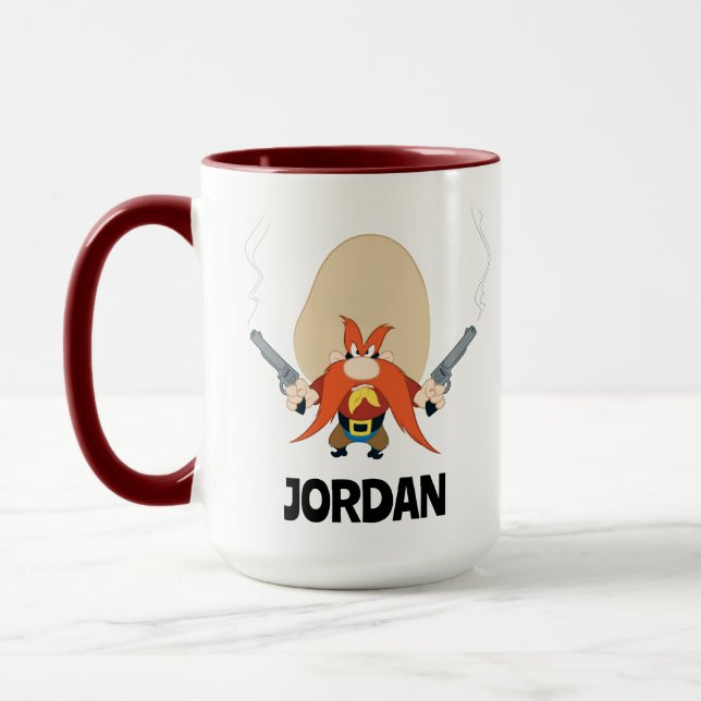 Mug Yosemite Sam Retour | Ajouter Votre Nom (Gauche)