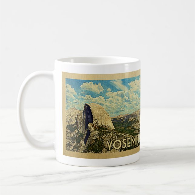 Mug Yosemite Vintage voyage de pâte à café (Gauche)