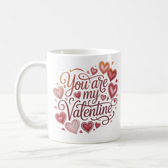 Mug You are my valentine (Gauche)