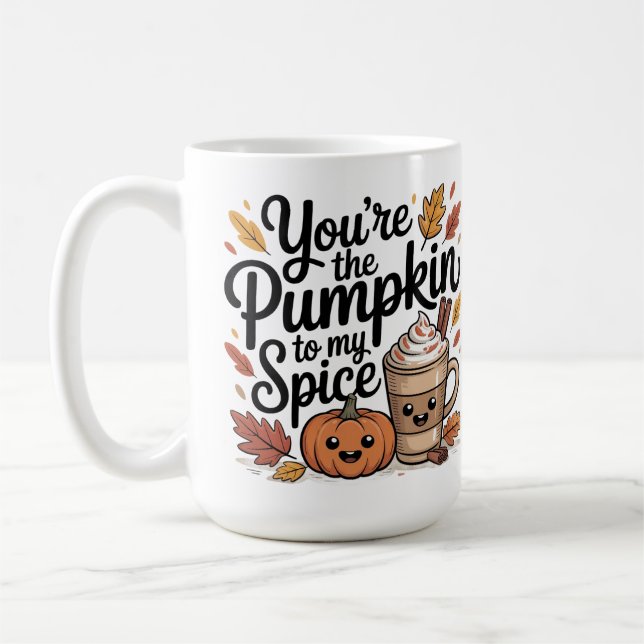 Mug You are the pumpkin to my spice cute quote  (Gauche)