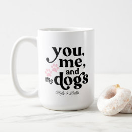 Mug You Me and the Dogs Couple Minimalist Gift
