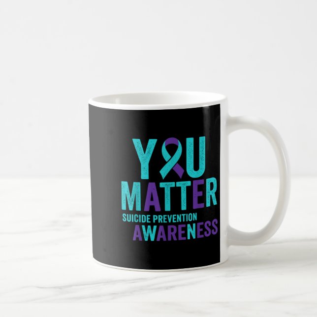 Mug You Suicide Prevention Awareness Ribbon  (Droite)