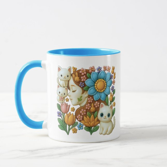 Mug Young girl in a magical world (Gauche)