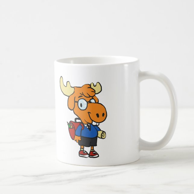 Mug Young Moose avec sac à dos | choisir la couleur ar (Droite)
