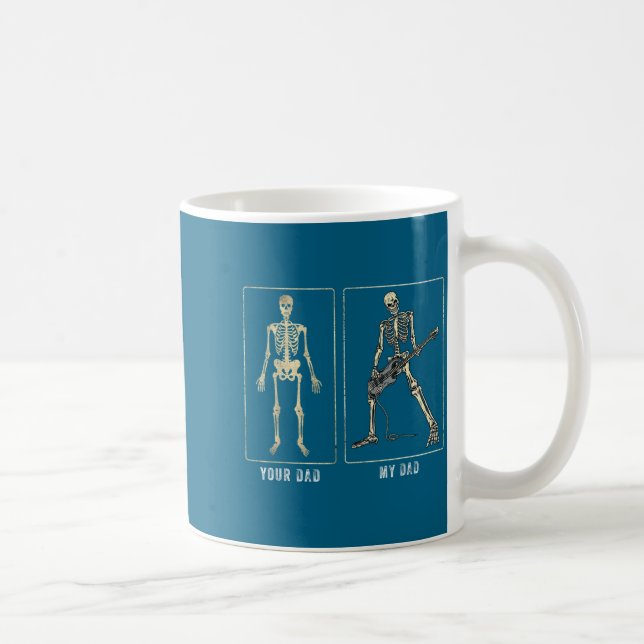 Mug Your Dad My Dad Funny Father Day Quote For Guitar  (Droite)