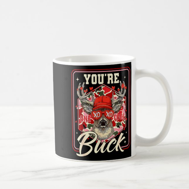 Mug You're One Cool Buck Camouflage Valentine's Day Hu (Droite)