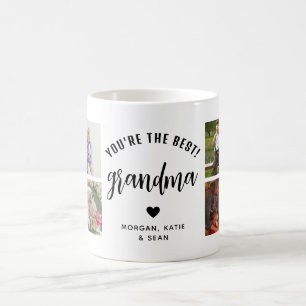 Mug You're the Best Grandma Photo Collage Keepsake