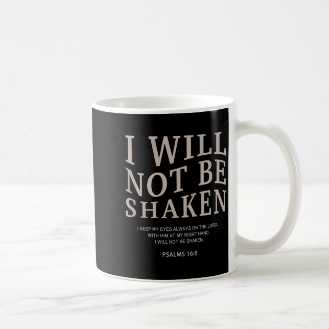 Mug Youth I Will Not Be Shaken Christian Teen Girl Wom (Droite)