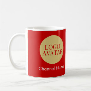 MUG YOUTUBE AVATAR LOGO NOM DU CANAL
