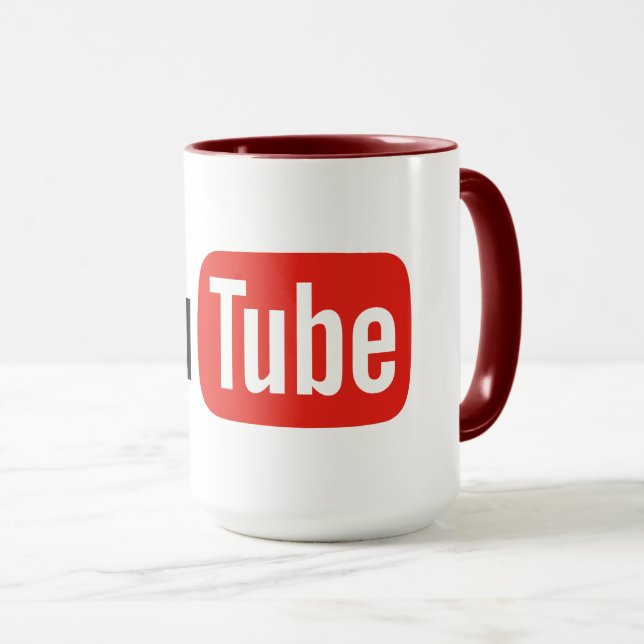 Mug YouTube haute qualité (Devant droit)
