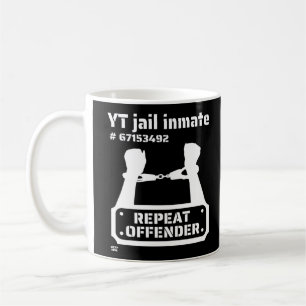Mug "YT JAIL INMATE" drôle de détenu              