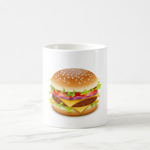 Mug Yummy Hamburger Burger Food