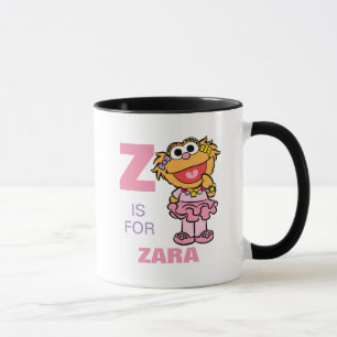 Mug Z est pour Zoe   Ajoutez votre nom