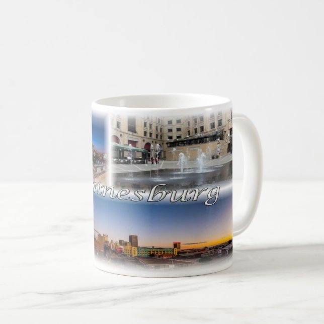 Mug ZA Afrique du Sud - Johannesburg - (Devant droit)