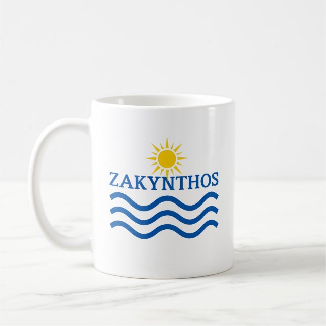 Mug ZAKYNTHOS Grèce, Sun Waves (Gauche)