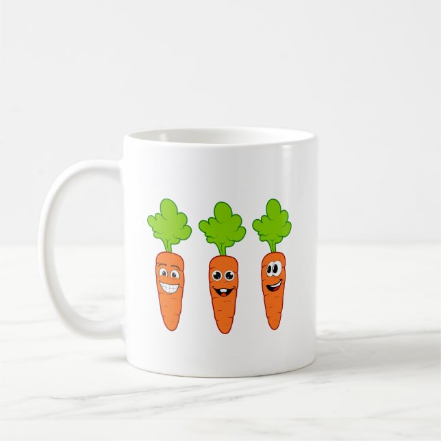 Mug Zanahorias divertidas  (Gauche)