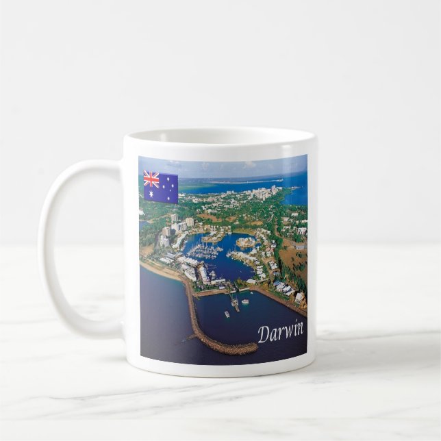 Mug zAU098 DARWIN, Australie, Océanie, (Gauche)