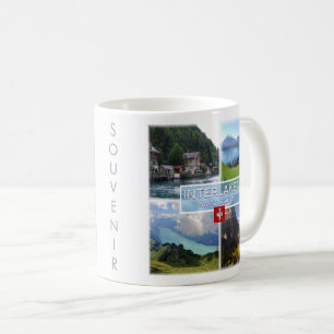 Mug zCH051 INTERLAKEN Lake Thun Thunerse Swiss,