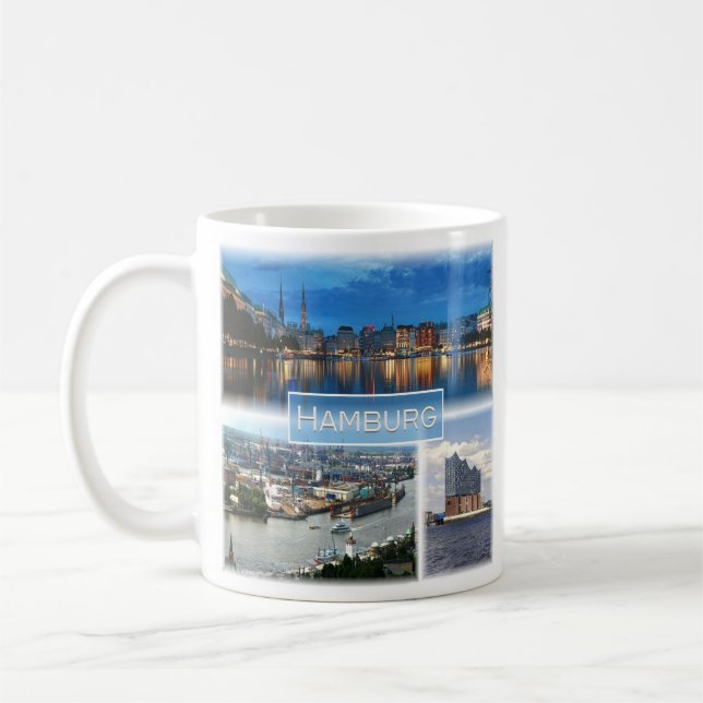 Mug zDE021 HAMBURG Allemagne, (Gauche)